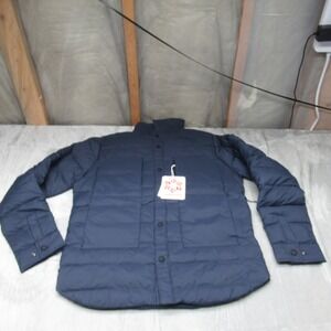 Obermeyer Explorer Down Jacket Mens Small Blue 600 Fill Insulated Puff $299 NEW